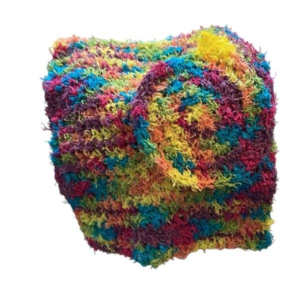 Handmade Scrubby Wash Cloth Bathroom Holiday Set Ornament Blue Green Kitchen - Picture 4 of 12